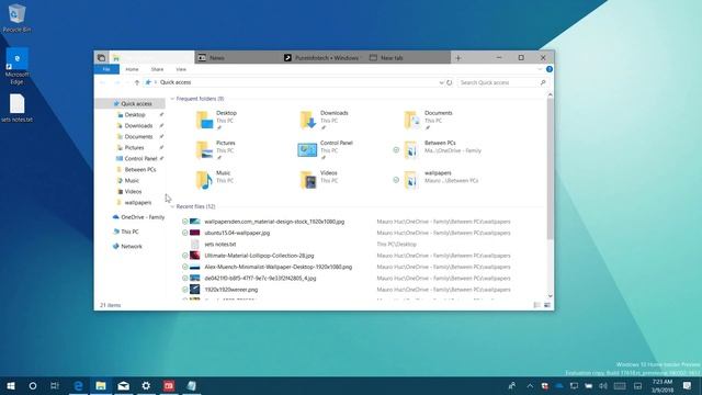 Windows 10 build 17618: Hands-on with tabs in File Explorer and apps, Fluent Design, Settings смотреть онлайн