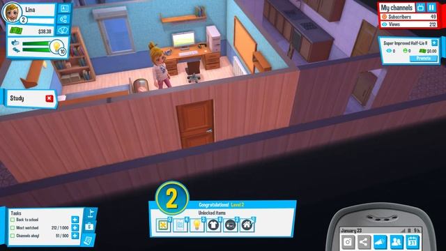 YOUTUBERS LIFE - So funktioniert YouTubers Life! #02 [Lets Play][Gameplay][Deutsch] смотреть онлайн