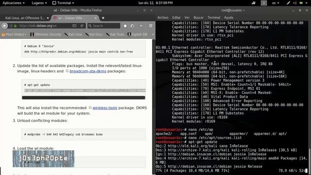 [SOLUCIÓN] Wireless no funciona (wi-fi) - [KALI LINUX -2.0] смотреть онлайн