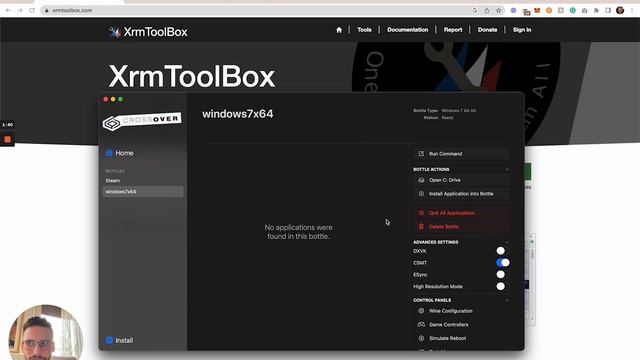 XrmToolBox on MacOS M1 using CrossOver смотреть онлайн