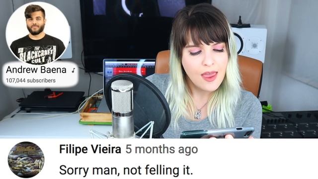 SINGING HATE COMMENTS & ROASTING MY FRIENDS' HATERS смотреть онлайн