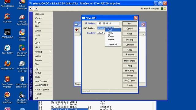 tutorial mikrotik (filter by mac address & ip address).avi смотреть онлайн