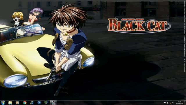 Tema Anime Black Cat Windows 7 смотреть онлайн