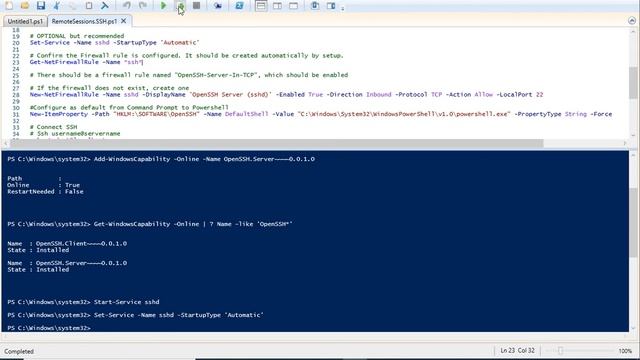 How to enable OpenSSH on Windows 10 allowing Command Prompt and Powershell Remote Control смотреть онлайн