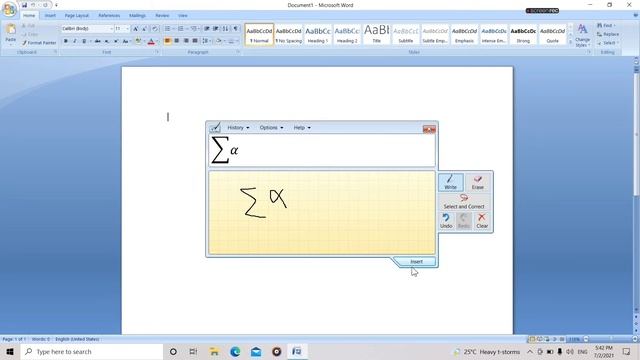EASY WAY TO WRITE MATHEMATICAL EQUATION IN MICROSOFT WORD (WINDOWS) смотреть онлайн