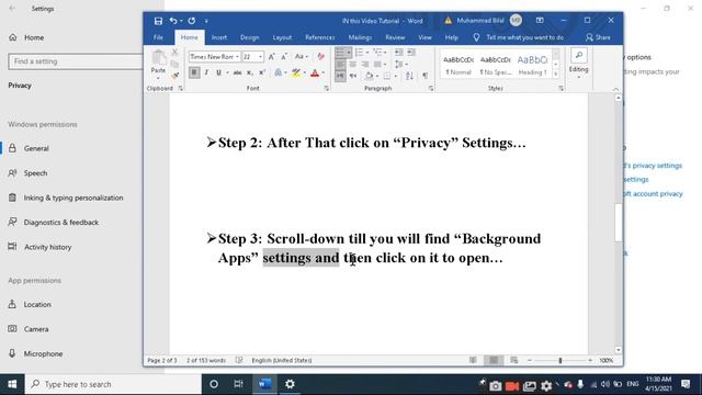 How to Stop Window 10 Background Apps to increase performance | Window 10 2021 смотреть онлайн