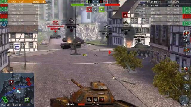 WoT BLitz Быстрые турниры 8 лвл смотреть онлайн