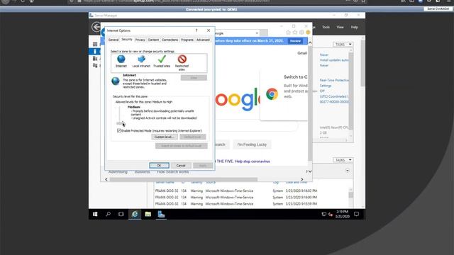 Windows IE Security Settings and Printing смотреть онлайн