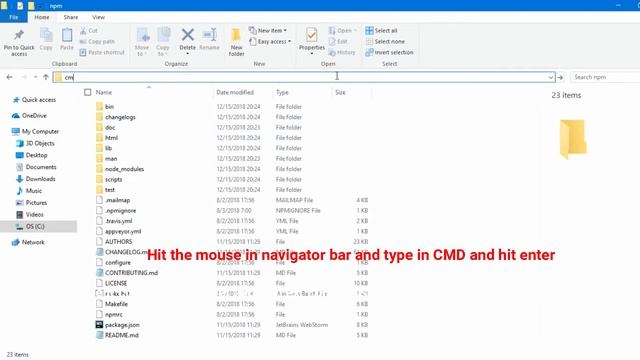 Tips&Tricks: Open windows folder in command prompt quickly, shortcut смотреть онлайн