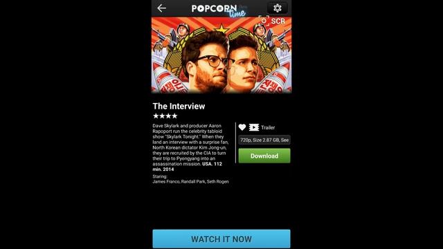 App to watch Movies and TV shows for free! (Popcorn Time) смотреть онлайн