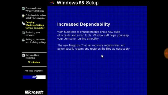 INSTALLING WINDOWS 98 ON AN OLD MACHINE.WHAT HAPPENS NEXT??? THE HOW TO смотреть онлайн
