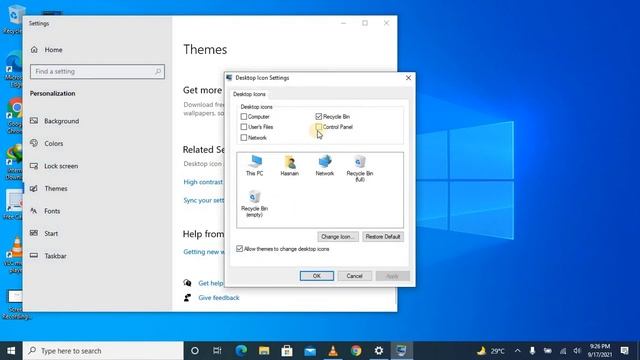 How To Add My Computer Icon On The Desktop Windows 10 | Display icon on desktop | смотреть онлайн