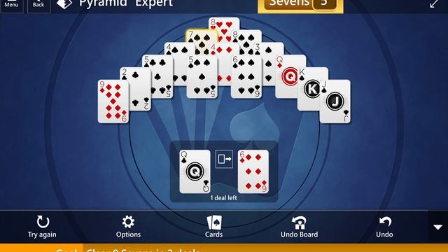 Microsoft Solitaire Collection: Pyramid - Expert - August 7, 2020 смотреть онлайн