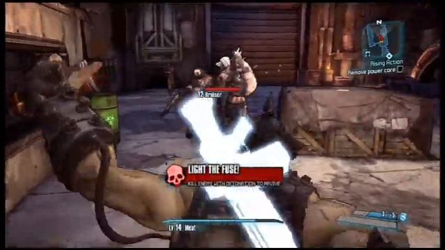 Krieg the Psycho Heads and Game-play - Borderlands 2 смотреть онлайн