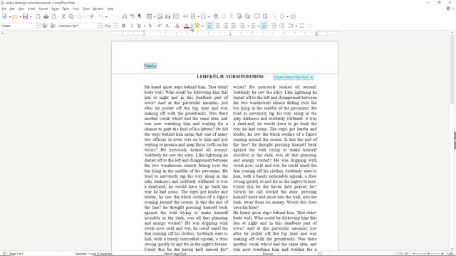 LibreOffice Writer: Lehekülje vormindamine (3. osa) смотреть онлайн