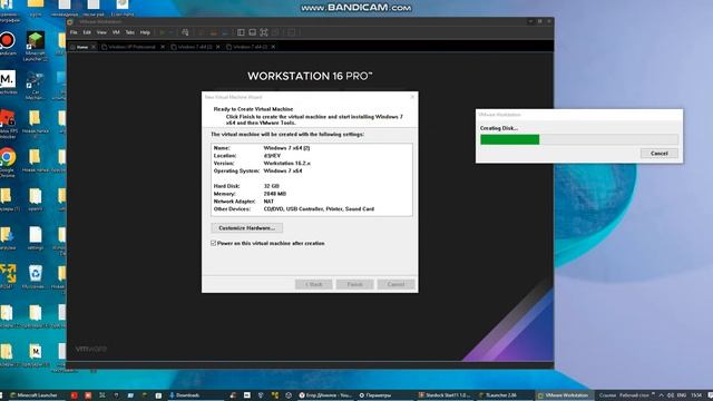 как добавить машину в VMV workstation 16 смотреть онлайн