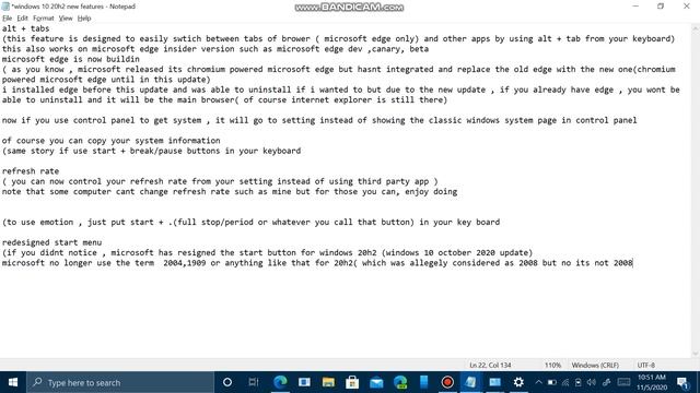 new features in windows 10 20h2/ windows october update part 2 смотреть онлайн