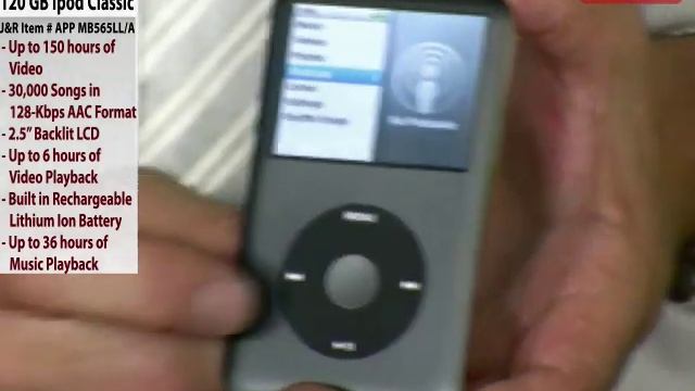 120 GB iPod Classic - JR.com смотреть онлайн