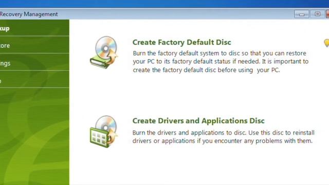 Acer eRecovery Management - Creating Backup Discs - Part 1 смотреть онлайн