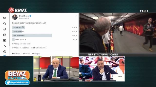 Beyaz Futbol 4 Haziran 2023 2.Kısım / Galatasaray 3-0 Fenerbahçe смотреть онлайн