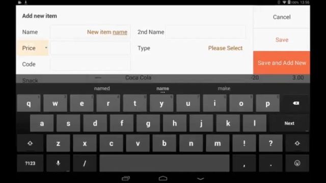 REDTECH ANDROID POS - HOW TO CREATE ITEM FOR MENU смотреть онлайн
