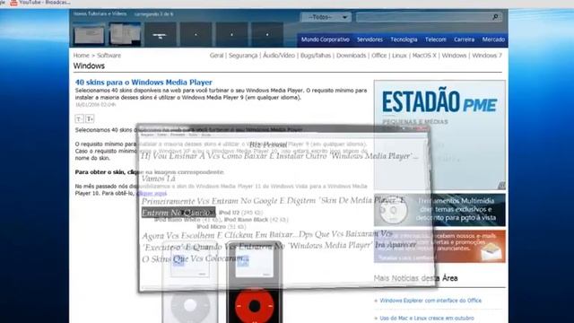 Lóe Tutoriais:Como Colocar Skins No Windows Media Player смотреть онлайн