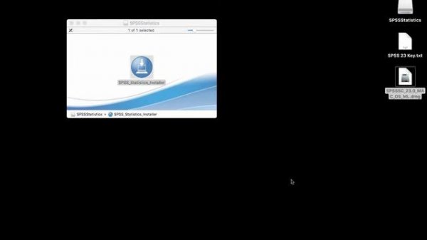 SPSS 23 Installation Mac OS