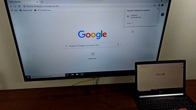 COMO ESPELHAR A TELA DO NOTEBOOK NA TV TCL ANDROID | 2024 смотреть онлайн