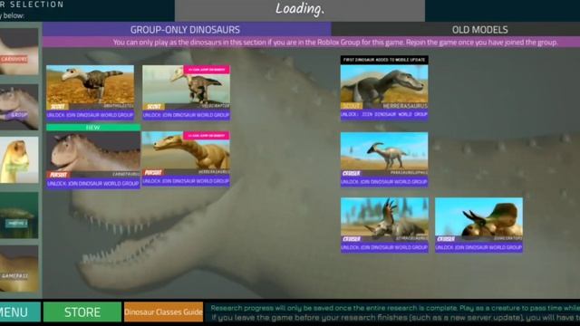 new update! (carnotaurus v3) (dinosaur world mobile roblox) смотреть онлайн