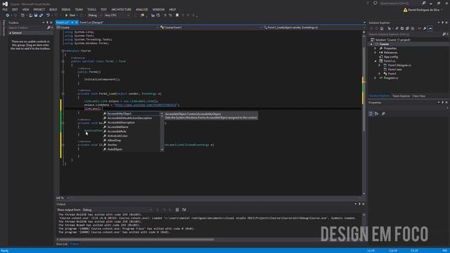 Curso de Programação em C# - Aula 46 Inserindo HiperVinculos em LinkLabel смотреть онлайн