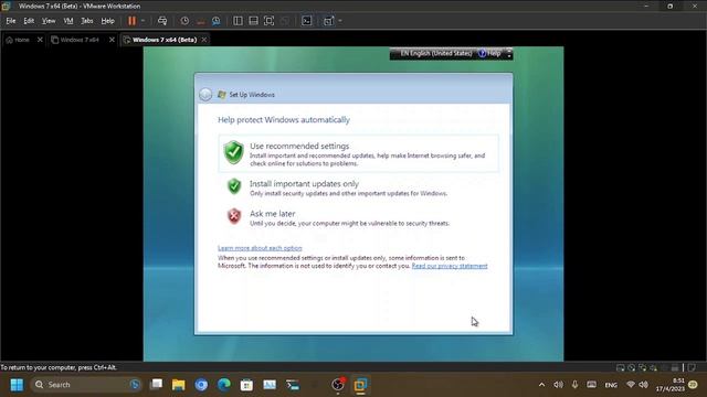 Installing Windows 7 Milestone 1 (Build 6519) смотреть онлайн
