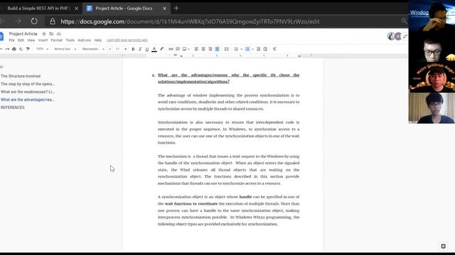 A201 STIK2044 KUMP B OPERATING SYSTEM (GROUP 9) - PROCESS SYNCHRONIZATION IN WINDOWS смотреть онлайн