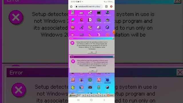 Проверяем Вирус Crazy Error в Windows 93 смотреть онлайн