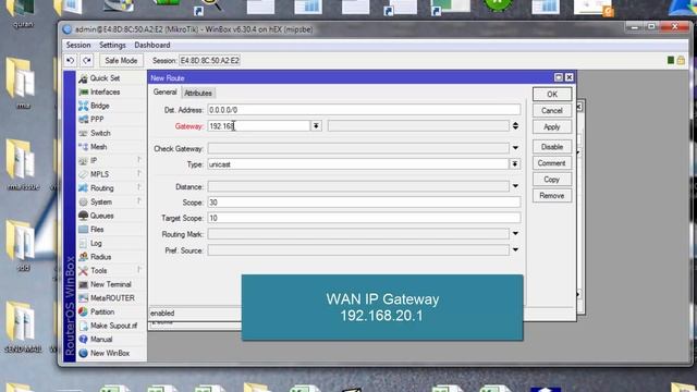 How to set up NAT - Internet Sharing in Mikrotik смотреть онлайн