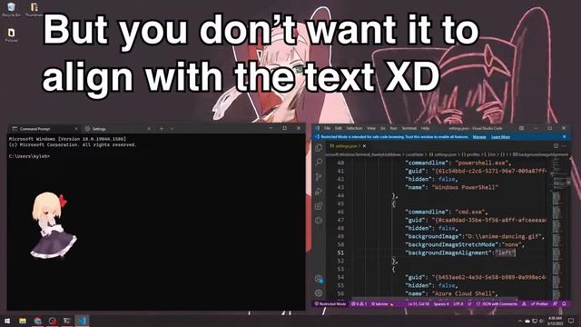 How to put image/gif in CMD windows 10 - 2022 (Design your cmd) смотреть онлайн