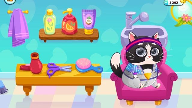 Little Kitten Adventure Bubbu Educational Games - Play Fun Cute Kitten Pet Care Game for Kids #433 смотреть онлайн