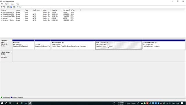 How to Shrink a Hard Disk partition in Windows 10 смотреть онлайн