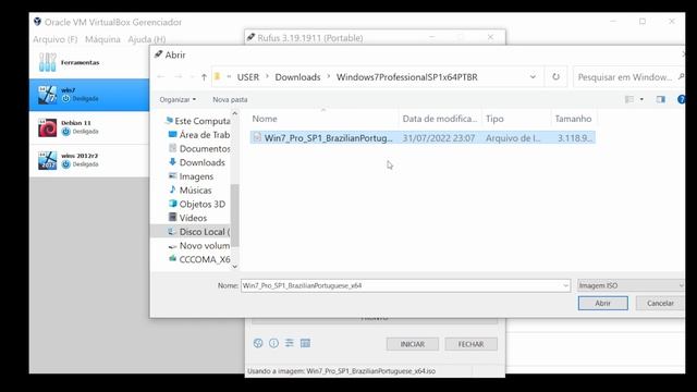 Instalação Windows 7 - 2022 : Atividade da Especialização em Segurança de Redes de Computadores смотреть онлайн