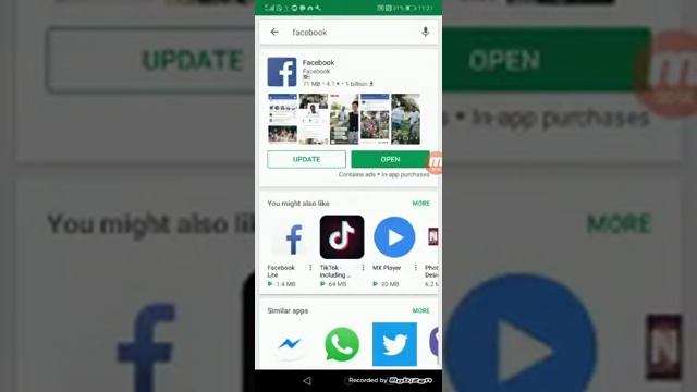 How to download facebook/whatsapp/imo/mx player in andriod mobile ( wajahat nawaz ) смотреть онлайн