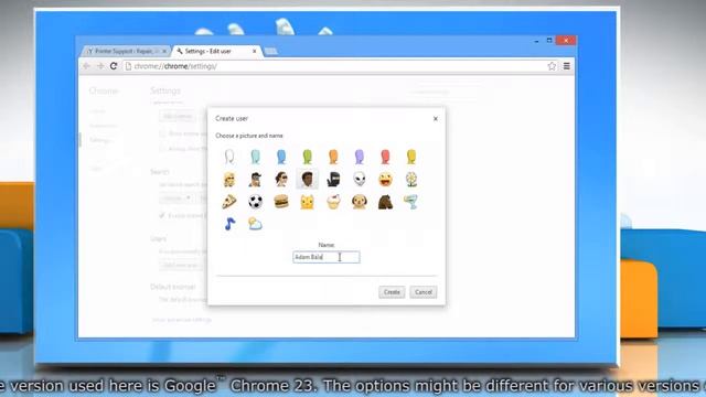 How to add a new user in Google™ Chrome browser on a Windows® 8 PC смотреть онлайн