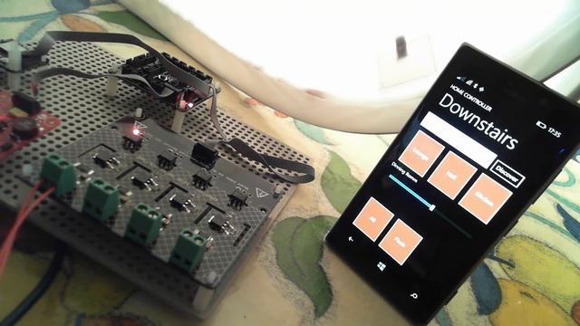 Mains Control using PWM and Windows Phone смотреть онлайн