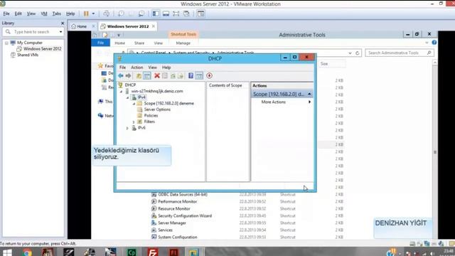 Windows Server 2012 DHCP Yedekleme - Altınoluk MYO смотреть онлайн