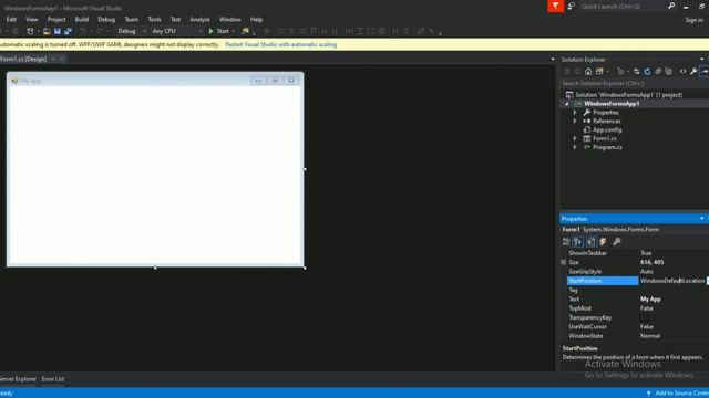 How to get Center screen Windows form | C# .net | Visual Studio | Imesh Lk смотреть онлайн
