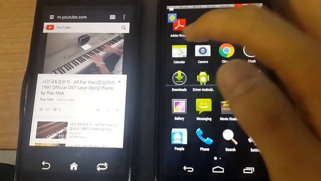 Android UIBC on Miracast two way Control and Multi Processing of Application side by side-1 смотреть онлайн