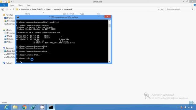 How to Create & delete, Files, Directories in CMD смотреть онлайн