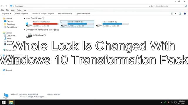 Complete Windows Desktop Costomization - Windows 7 And XP смотреть онлайн