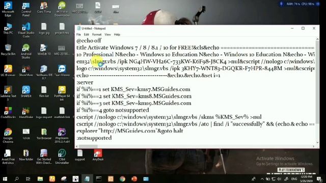 How to Activate windows permently in just 2 min 2020 смотреть онлайн