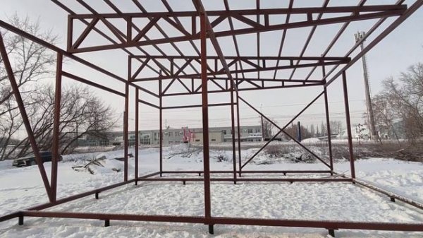 Автомойка из сэндвич панелей