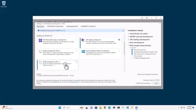 Setting Up Your Windows Developer Box - Video 05 - Part 1 - Install Visual Studio Community смотреть онлайн