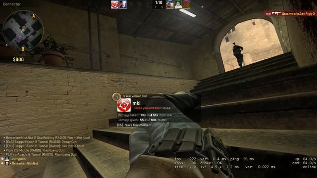 CS:GO Running quickscope rage quit смотреть онлайн